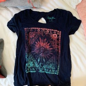 lucky brand t shirt w design